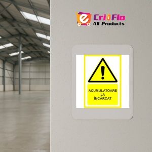 Indicator Placute pentru acumulatoare la incarcat, Sticker autocolant - Img 3