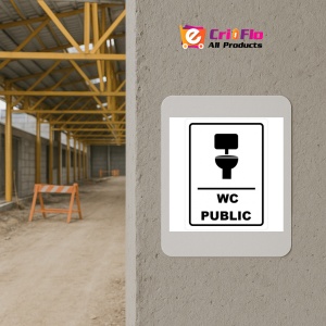 Indicator Placute pentru wc public, Sticker autocolant - Img 5