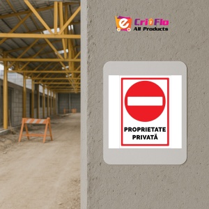 Indicator Proprietate privata, Sticker autocolant - Img 5