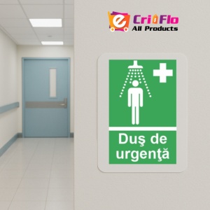 Indicator protectia muncii dus de urgenta, Sticker autocolant - Img 5
