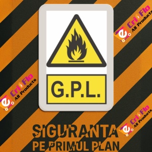 Indicator protectia muncii gpl, Sticker autocolant - Img 3
