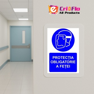 Indicator Protectia obligatorie a fetei indicator de obligativitate, Sticker autocolant - Img 5