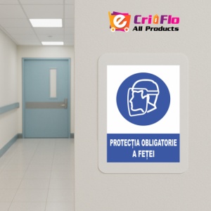 Indicator Protectia obligatorie a fetei, Sticker autocolant - Img 5