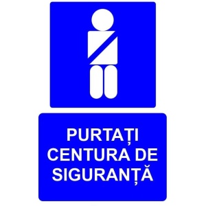 Indicator Purtati centura de siguranta indicator de obligativitate, Sticker autocolant
