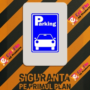 Indicator Reserved Parking Sign, Sticker autocolant - Img 2