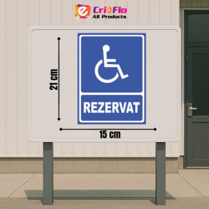 Indicator Rezervat, Sticker autocolant - Img 2