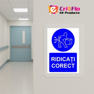 Indicator Ridicati corect indicator de obligativitate, Sticker autocolant - Img 5
