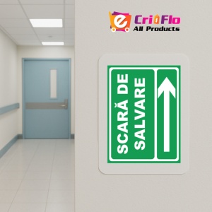 Indicator Scara de salvare, Sticker autocolant - Img 5
