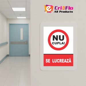 Indicator Se lucreaza, Sticker autocolant - Img 5