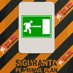 Indicator Semn cu directie in dreapta, Sticker autocolant - Img 3