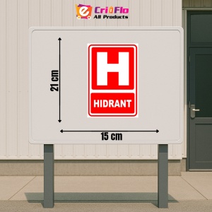 Indicator Semn de hidrant, Sticker autocolant - Img 2