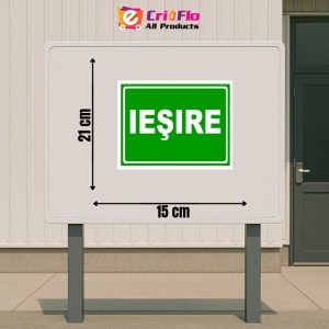 Indicator Semn de iesire, Sticker autocolant - Img 2