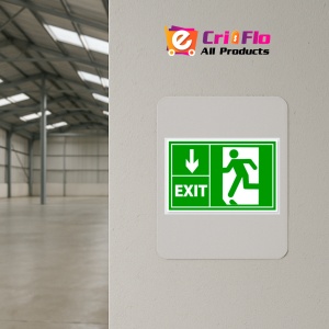 Indicator Semn de prim ajutor exit stanga jos, Sticker autocolant - Img 4