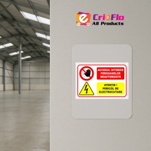 Indicator Semn de stingator cu apa, Sticker autocolant - Img 4