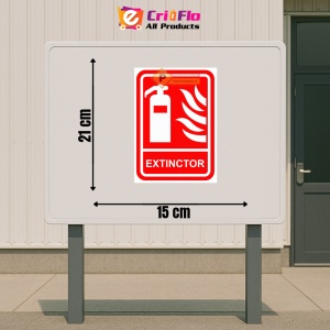Indicator Semn extinctor, Sticker autocolant - Img 2