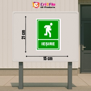 Indicator Semn iesire, Sticker autocolant - Img 2