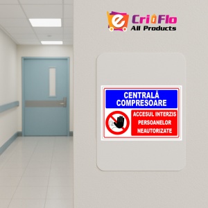 Indicator Semn pentru centrala compresoare, Sticker autocolant - Img 5