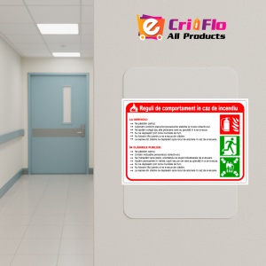 Indicator Semn pentru extinctor, Sticker autocolant - Img 5