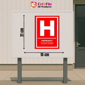 Indicator Semn pentru hidranti, Sticker autocolant - Img 2