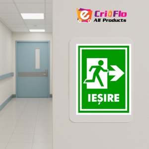 Indicator Semn pentru iesire cu directia dreapta, Sticker autocolant - Img 5