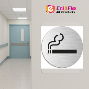 Indicator Semn pentru loc de fumat, Sticker autocolant - Img 5