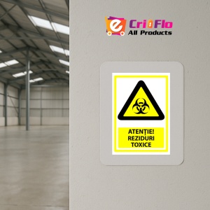 Indicator Semn pentru reziduuri toxice, Sticker autocolant - Img 4