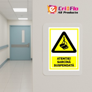Indicator Semn pentru sarcina suspendata, Sticker autocolant - Img 5
