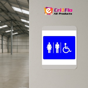 Indicator Semn universal pentru toalete, Sticker autocolant - Img 3