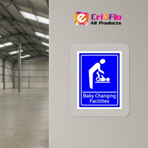 Indicator Sign Baby Changing Facilities, Sticker autocolant - Img 4
