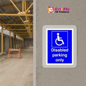 Indicator Sign disabled parking only, Sticker autocolant - Img 5