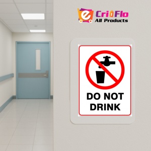 Indicator Sign do not drink, Sticker autocolant - Img 5