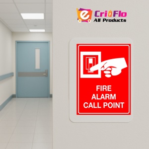 Indicator Sign fire alarm call point, Sticker autocolant - Img 5