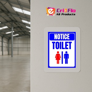 Indicator Sign notice toilet, Sticker autocolant - Img 4