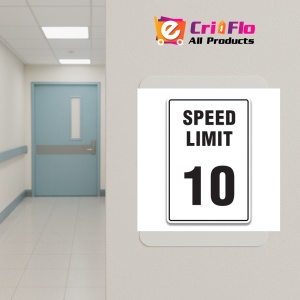 Indicator Speed Limit 5 MPH Sign, Sticker autocolant - Img 5