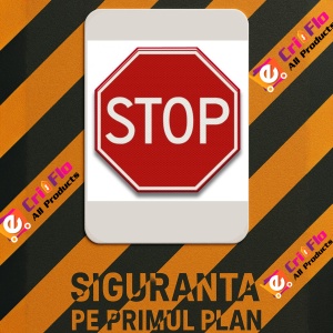 Indicator stop, Sticker autocolant - Img 3