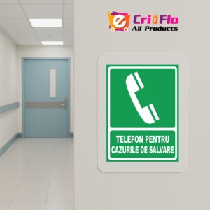Indicator Telefon pentru cazurile de salvare, Sticker autocolant - Img 5