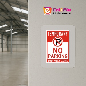 Indicator Temporary No Parking Tow Away Zone Sign, Sticker autocolant - Img 4