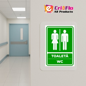 Indicator Toaleta wc, Sticker autocolant - Img 5
