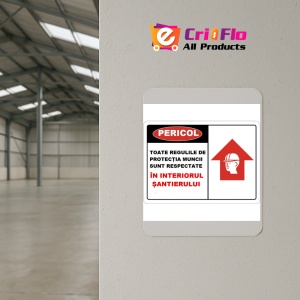 Indicator Toate regulile de protectia muncii sunt respectate in interiorul santierului, Sticker autocolant - Img 4