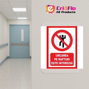 Indicator Urcarea pe rafturi este interzisa, Sticker autocolant - Img 5