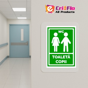 Indicator Verde pentru toaleta copii, Sticker autocolant - Img 5