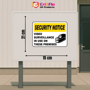 Indicator Video Surveillance In Use Sign, Sticker autocolant - Img 2