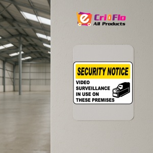 Indicator Video Surveillance In Use Sign, Sticker autocolant - Img 4