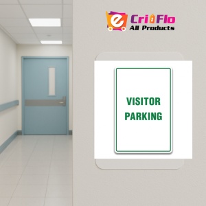 Indicator VISITOR PARKING SIGN, Sticker autocolant - Img 5
