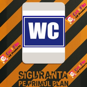 Indicator Wc, Sticker autocolant - Img 3