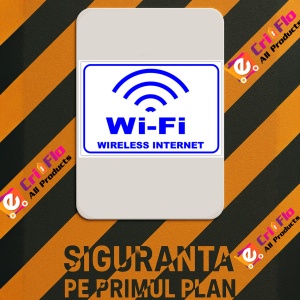 Indicator Wi-fi wireless internet, Sticker autocolant - Img 3