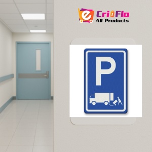 Indicator Zona de parcare pentru incarcare si descarcare, Sticker autocolant - Img 5