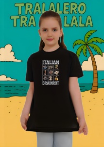 Italian Brainrot ** Tricou Tralalero Tralala Copii | Dama | Barbat - Img 4