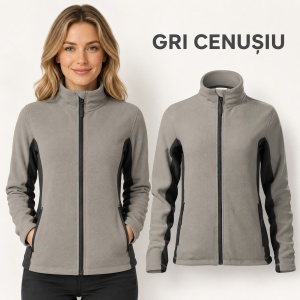Jacheta Bluza Fleece dama cu fermoar Frosty 528, 220 g/m², antipilling, croiala cambrata, 9 culori, XS-3XL - Img 14