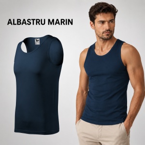 Maiou Bărbat Premium din Bumbac, Maieu Sport și Casual, Tricou Fără Mâneci pentru Vară, Sală și Timp Liber, Respirabil, Lejer, Mărimi S–2XL, 5 Culori - Img 15